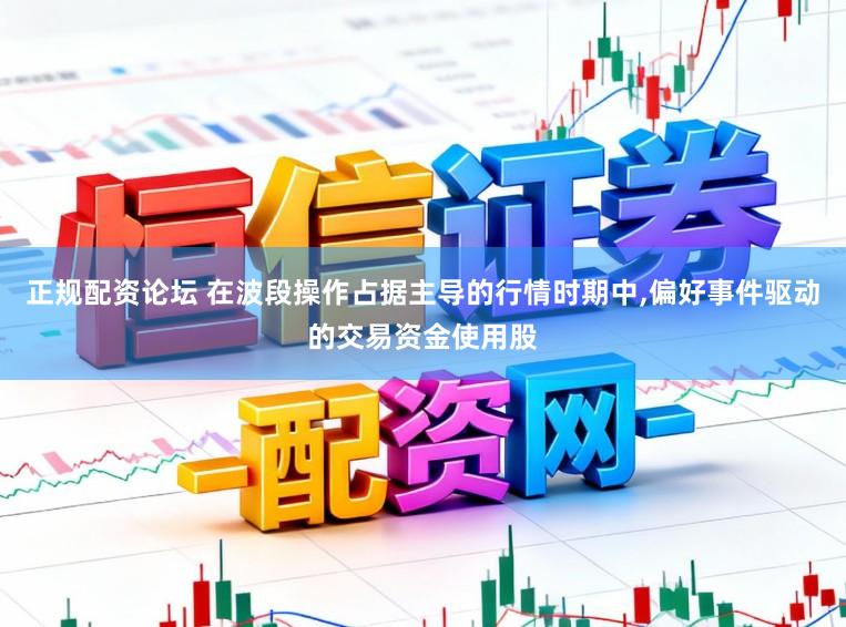 正规配资论坛 在波段操作占据主导的行情时期中，偏好事件驱动的交易资金使用股