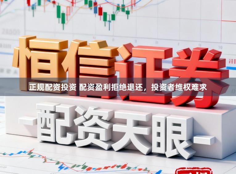 正规配资投资 配资盈利拒绝退还,投资者维权难求
